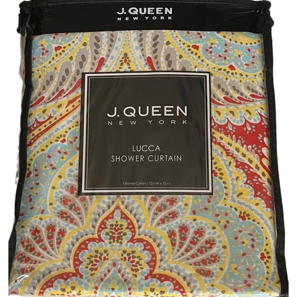 J QUEEN NEW YORK Bath J Queen New York Lucca Shower Curtain New